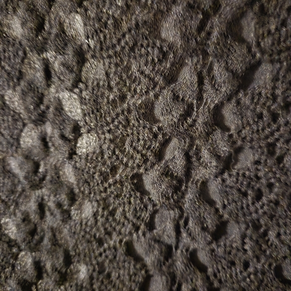 Women's Black Lace Statement Piece Top Size S Used - Picture 7 of 7